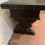 Console table in carved oak XX century