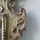 Mirror with cherub head in gilded wood, Venetian baroque style