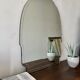 Large Vintage Mirror Frameless
