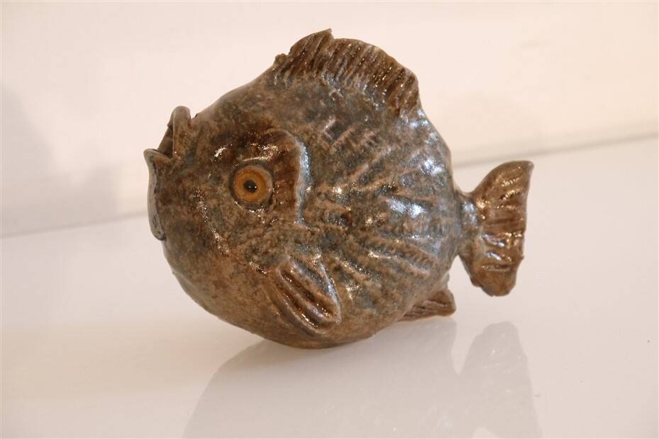 Ceramic fish by Gunnar Hansson 1960