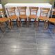 6 Baumann bistro chairs, 1960s