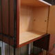 Library, 60s teak shelf on feet