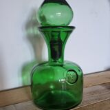 Green glass bottle