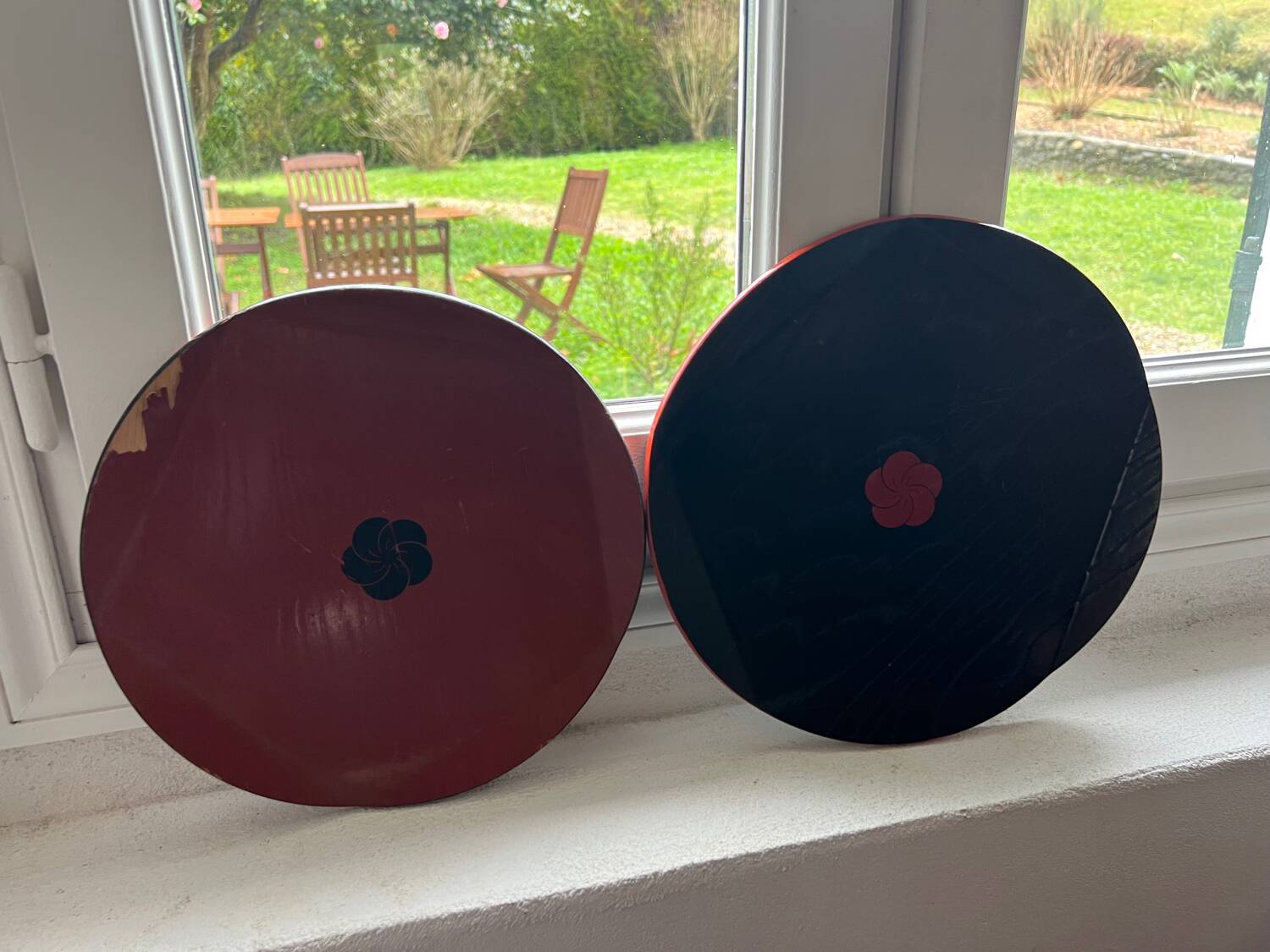 Japanese lacquer tea tray