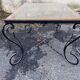 Table basse fer forge