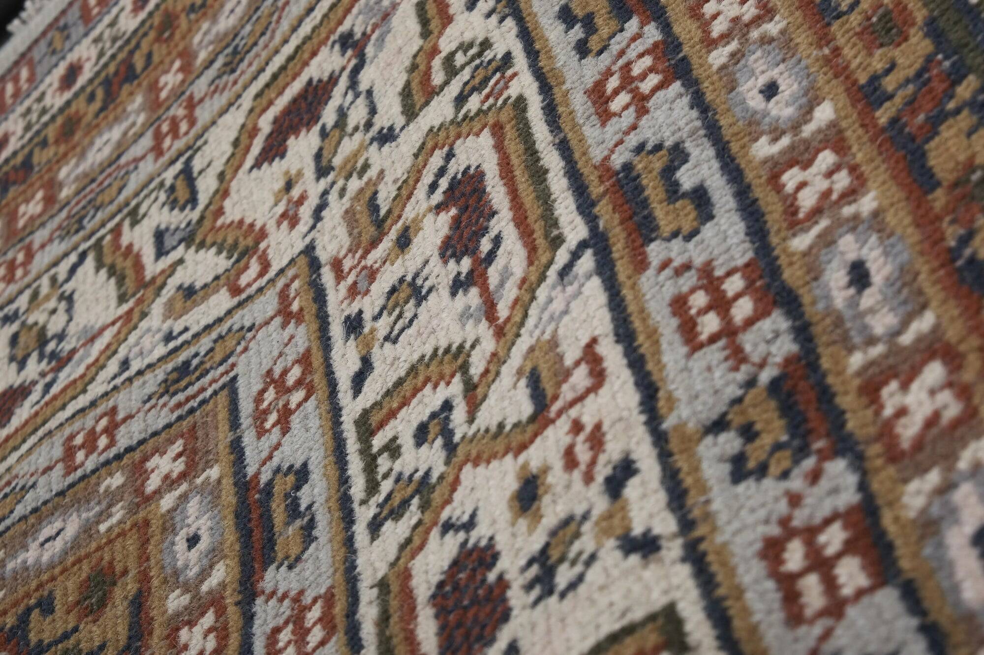 Vintage handmade Turkish rug 240x252 cm