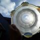 Art Deco chandelier, 4 arms of light, opalescent Ezan glasses