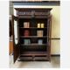 Antique impressive Breton display cabinet, bookcase