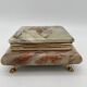 Gold onyx claw jewelry box