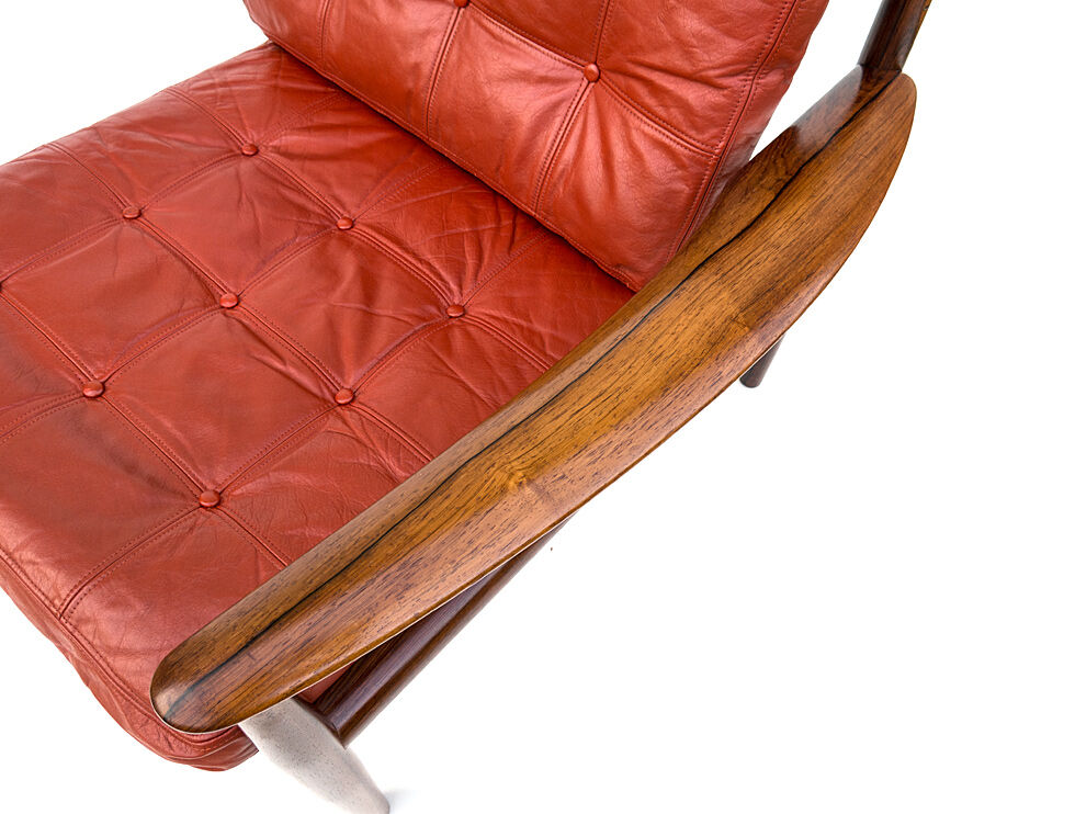 Danish rosewood Armchair model 118 design Grete Jalk for France & Son