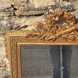 Napoleon III gilded mirror