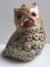 Ceramic Sculpture Figurine Signed MOSSER Gilbert Owl Hulotte Owl