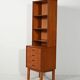 Small Scandinavian teak bookcase, 1960s
