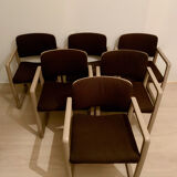 Ensemble de 6 chaises à manger kembo (gispen) ypsilon