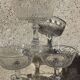 6 Baccarat crystal Richelieu pattern champagne glasses