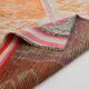 3x10 Turkish Pink & Orange Vintage Runner Rug, 91x316Cm