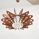 Suspension en bois du milieu du siècle/drevo humpolec, tchécoslovaquie, années 1970