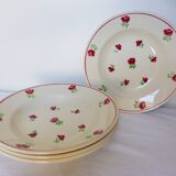 4 Badonviller soup plates 210748