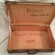 Old wood and cardboard suitcase
