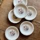 Set of 6 vintage soup plates, "Indian Tree" pattern by Digoin