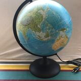 Ancien globe terrestre Tecnodidattica Orion 30 made in Italy vintage