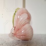 Vase papillon en céramique vernissée italienne