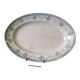 Old ironstone plate from St Amand, model "Cahors", in good condition.