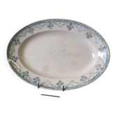 Plat ancien en terre de fer de chez St Amand modèle "Cahors" en bon état