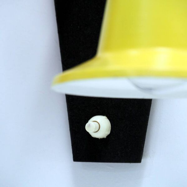 Petite Applique Vintage Italienne aux Abat-Jour Colorés