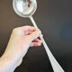 Christofle "Tosca" model silver-plated ladle – Art Deco elegance –