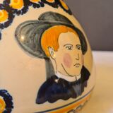 Breton spinning top vase