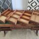 Double-sided mahogany empire desk