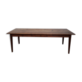 Ancienne table de ferme avec tiroir