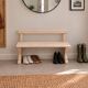 Small decorative beech bench
