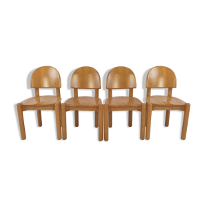 Ensemble de 4 chaises de salle