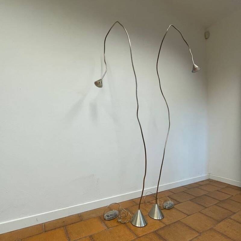 Lampade Papiro di Sergio Calatroni per Pallucco, 1989