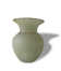 Vase glass Granita, and clear glass, white/grey Pearl, vintage 1950.