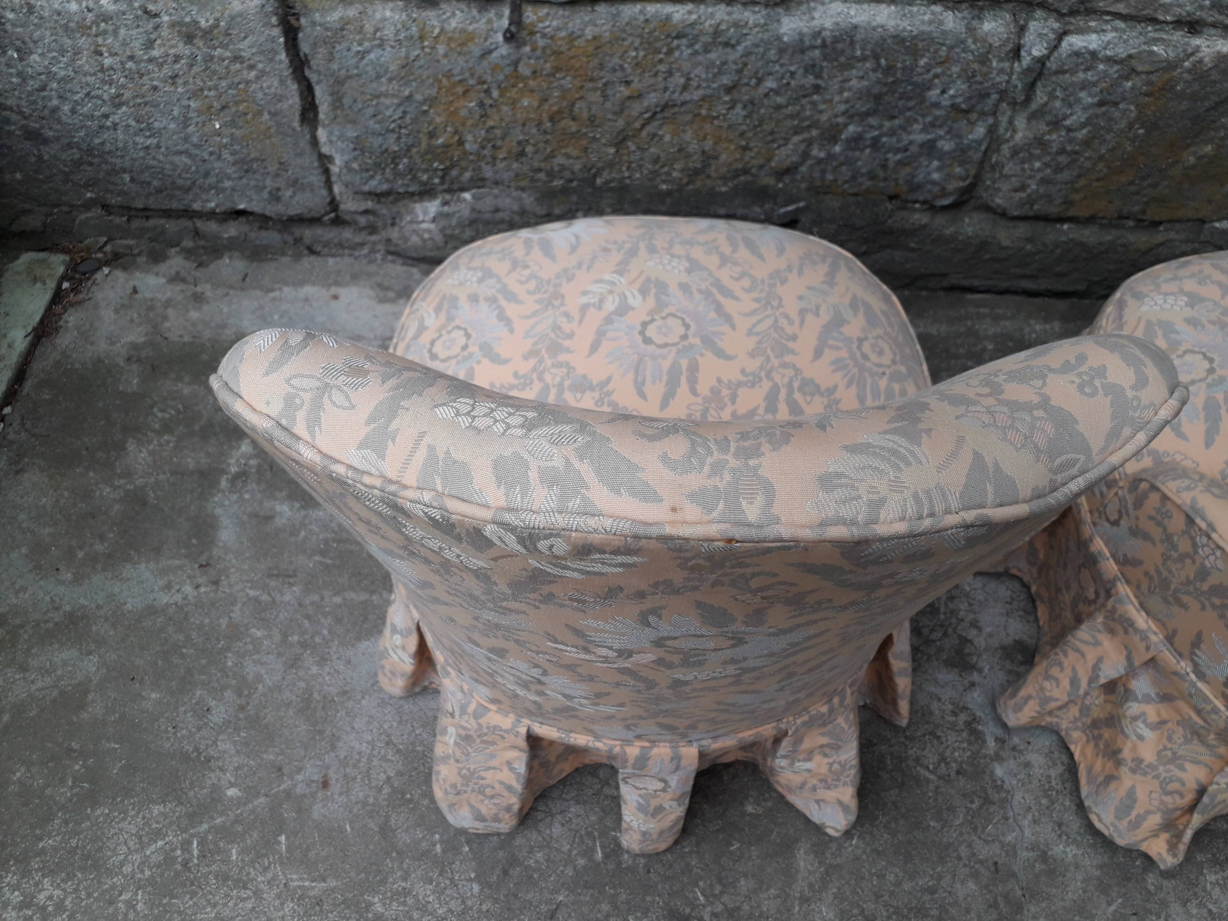 Pair of toad chairs
