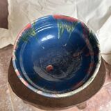 Bowl in painted terracotta