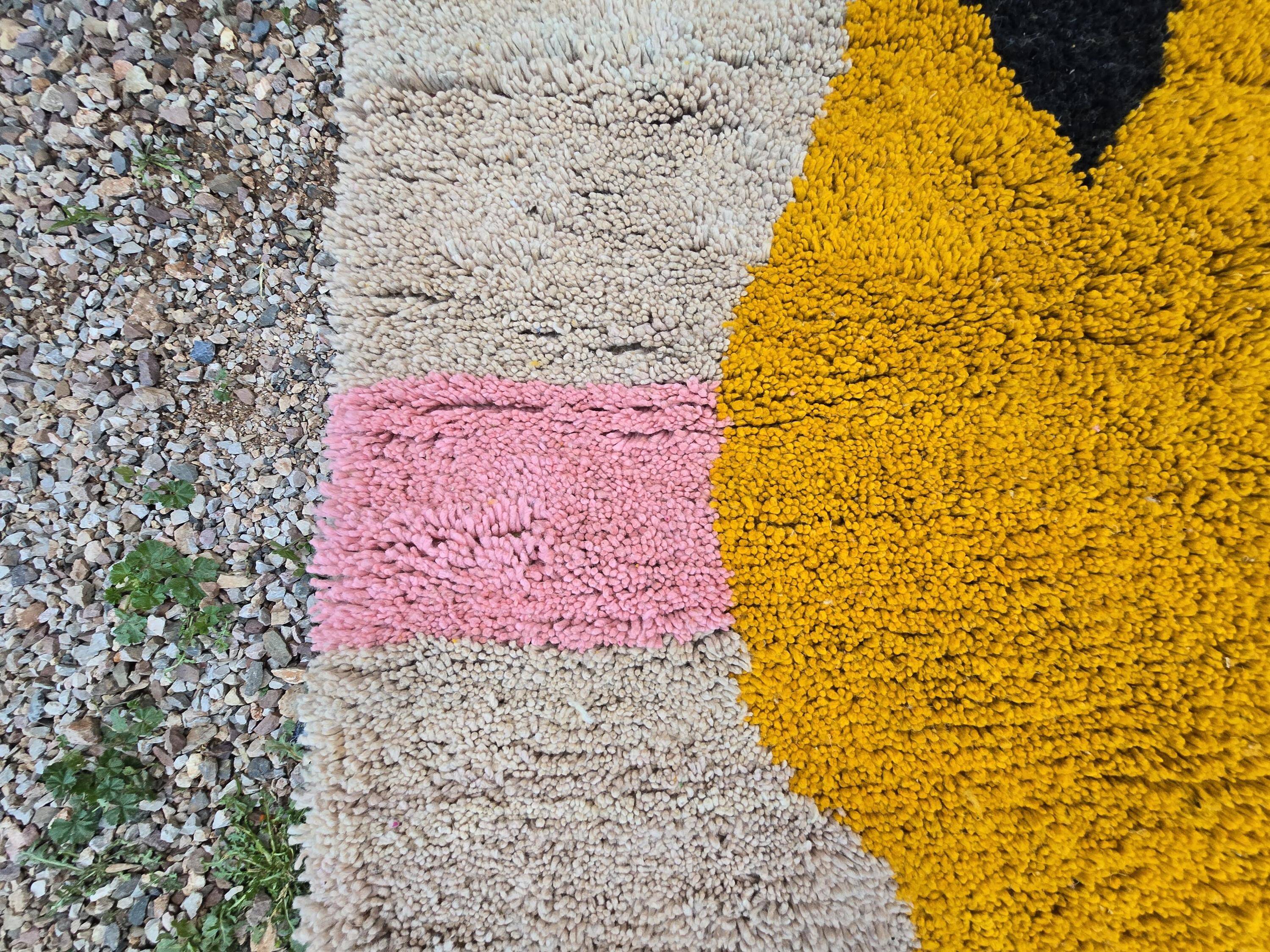 Tapis artisanal berbère fait main 3x2 m