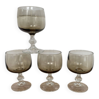 Set of 4 Luminarc liqueur glasses, Domaine model