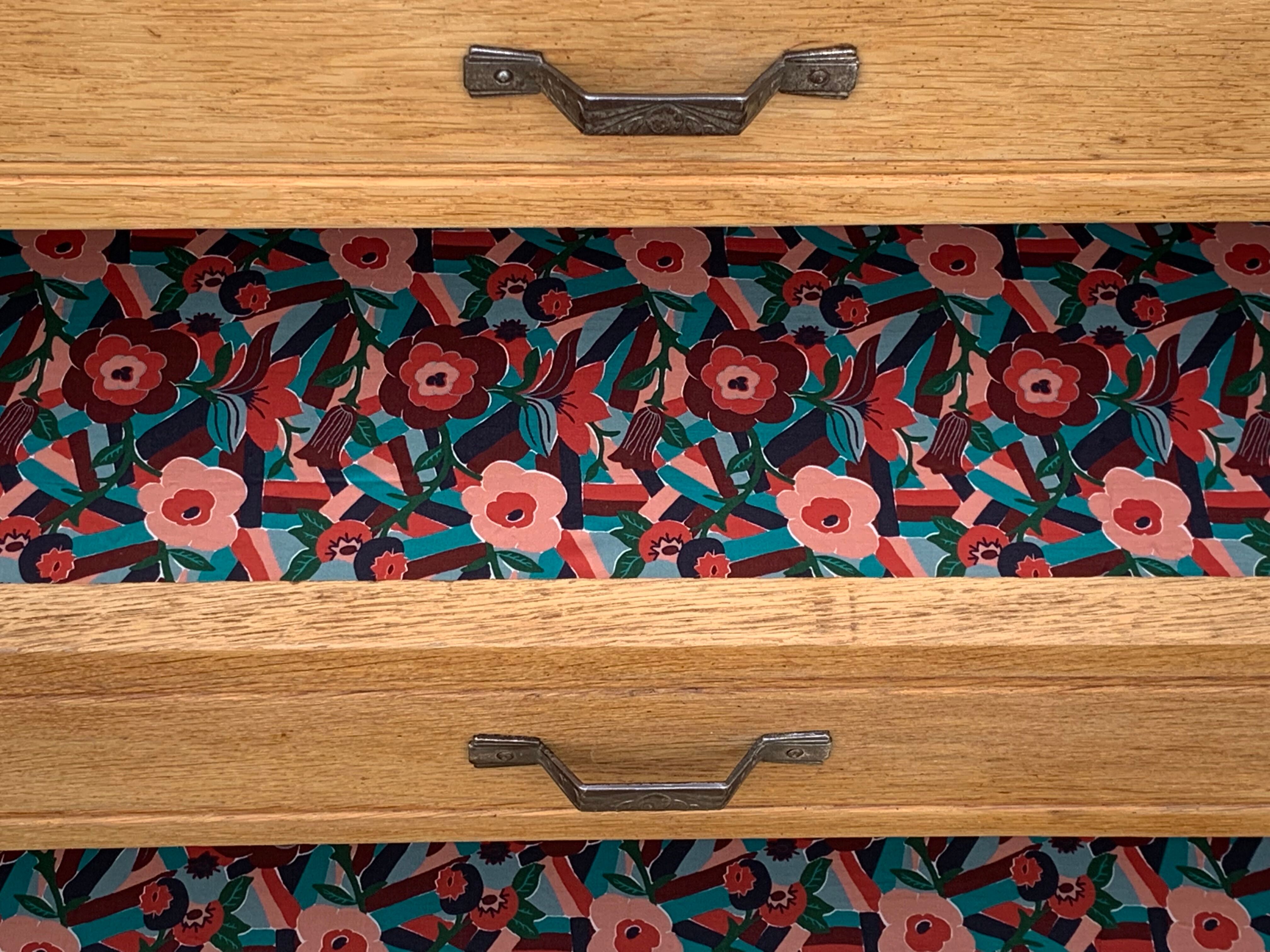 Commode Art déco chêne massif 1920