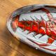 Plat céramique « homard » Vallauris Brunner