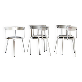 Chaise en aluminium Kurt Thut modèle 3/4 pour Seledue
