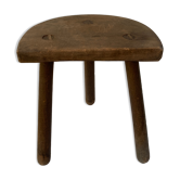 Old wooden tripod stool