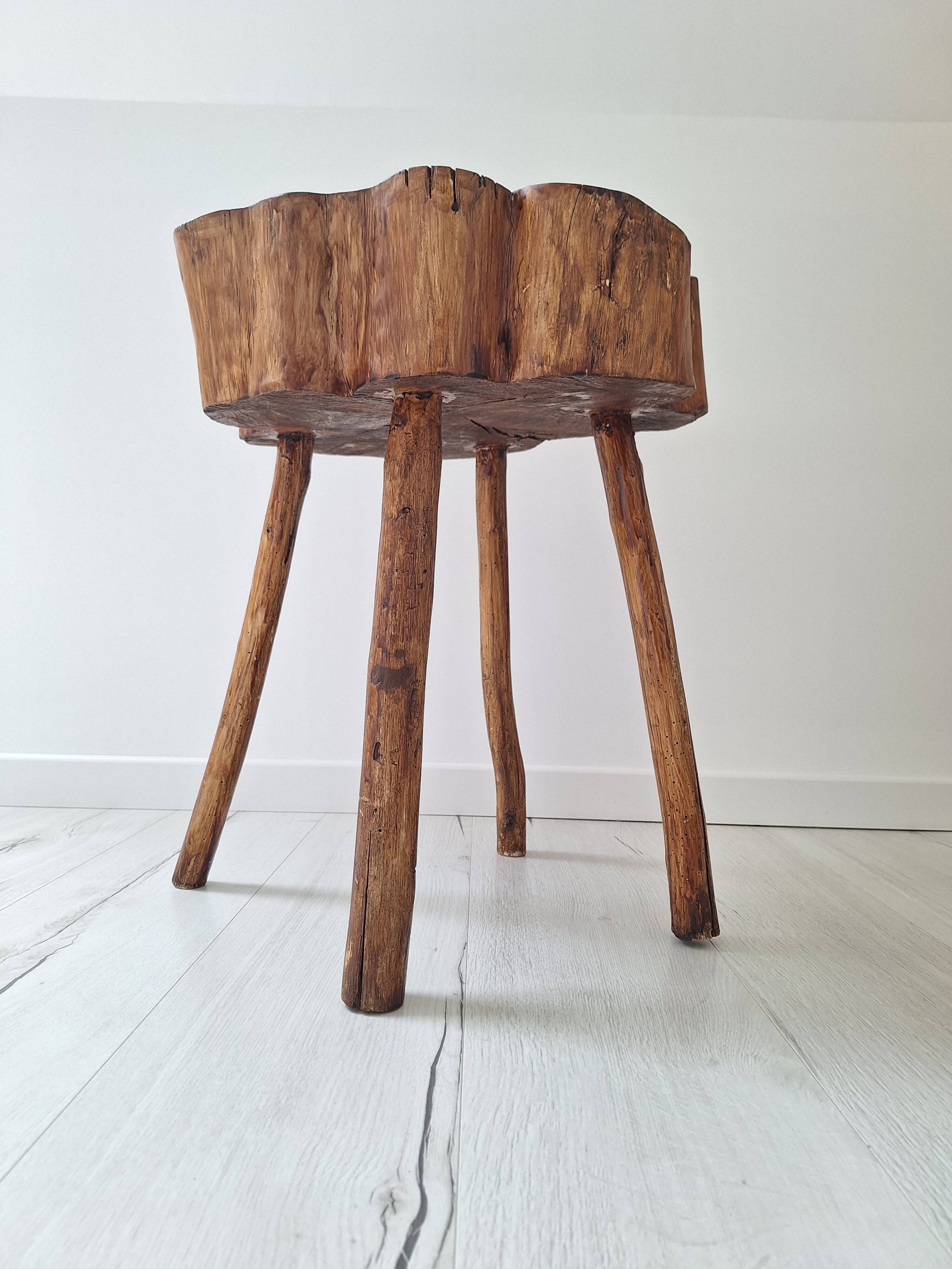 Coffee table, side table, brutalist end table.