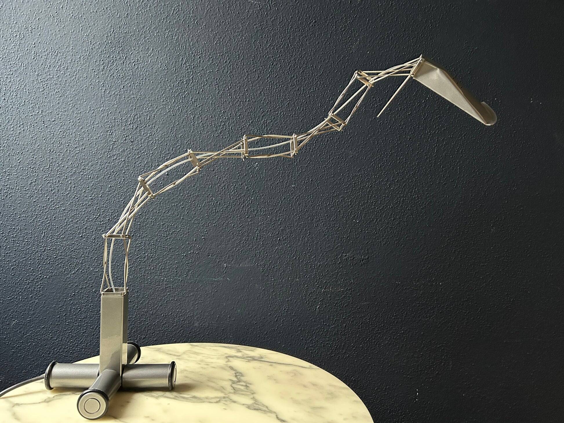 Halogen desk lamp "Multix" by Yaacov Kaufman for Lumina, Italy, 1980s
