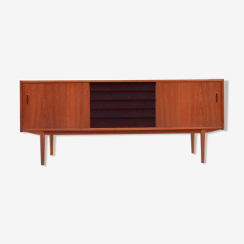 DAnish Modern Teak Model Trio Sideboard by Nils Jonsson for Hugo Troeds, 1960s