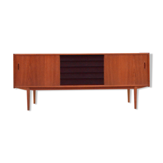 Enfilade danoise moderne teak par Nils Jonsson pour Hugo Troeds années 1960