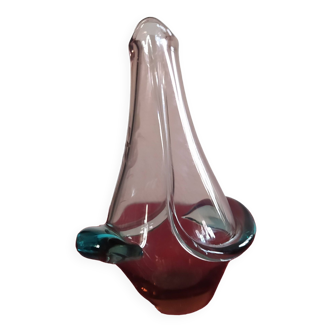 Vase en verre frantisek zemek 1960/1970